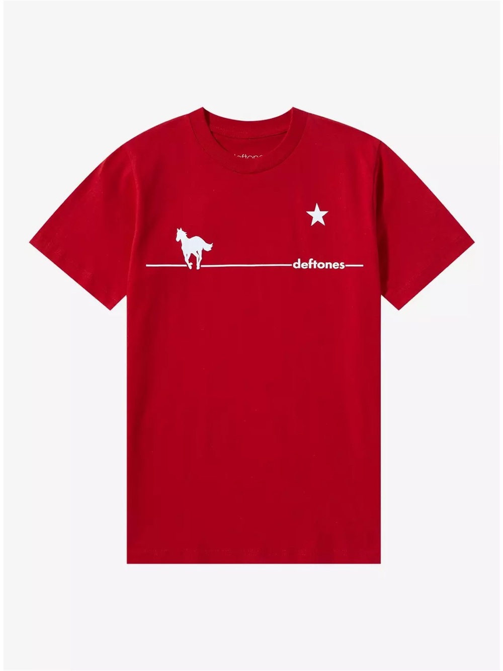 Deftones Red Graphic Band Tee